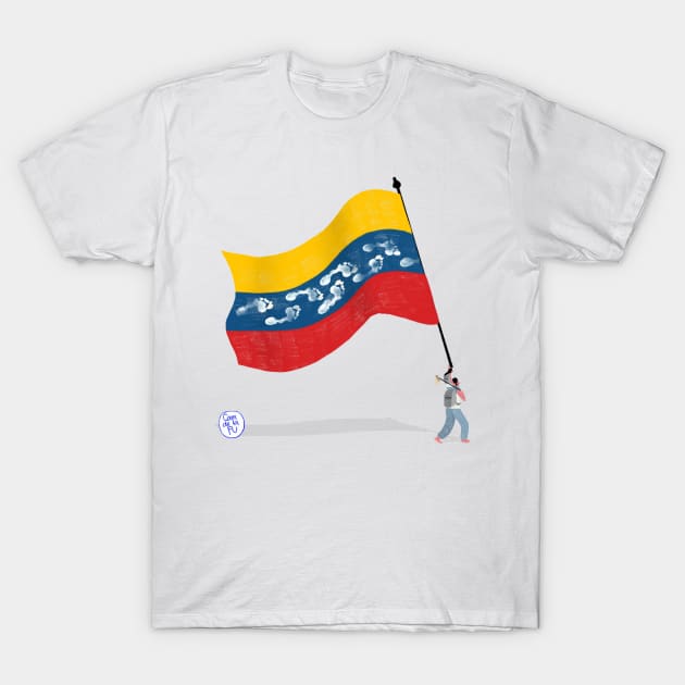 Venezuela migrante T-Shirt by camdelafu